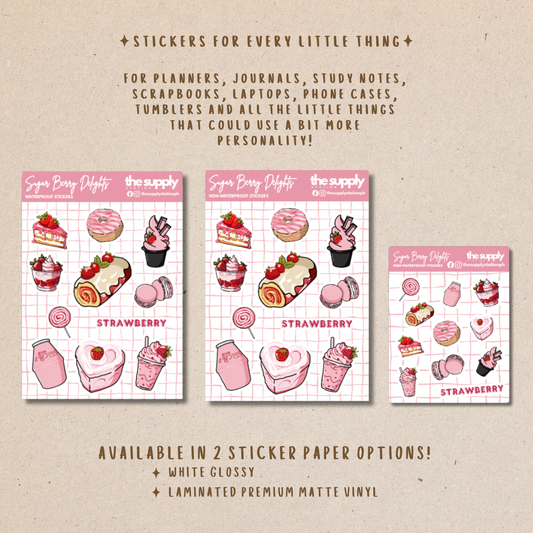 Sugar Berry Delights Sticker Sheet
