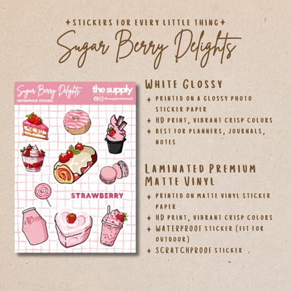 Sugar Berry Delights Sticker Sheet