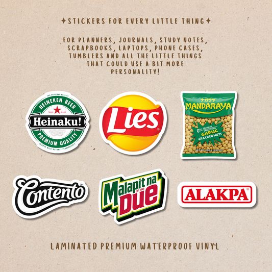 Witty & Funny Logo Die-Cut Stickers