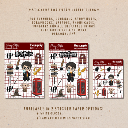Harry Potter Sticker Sheet | Hogwarts Wizarding World Stickers