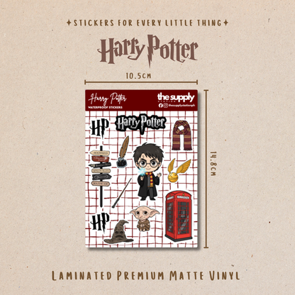 Harry Potter Sticker Sheet | Hogwarts Wizarding World Stickers