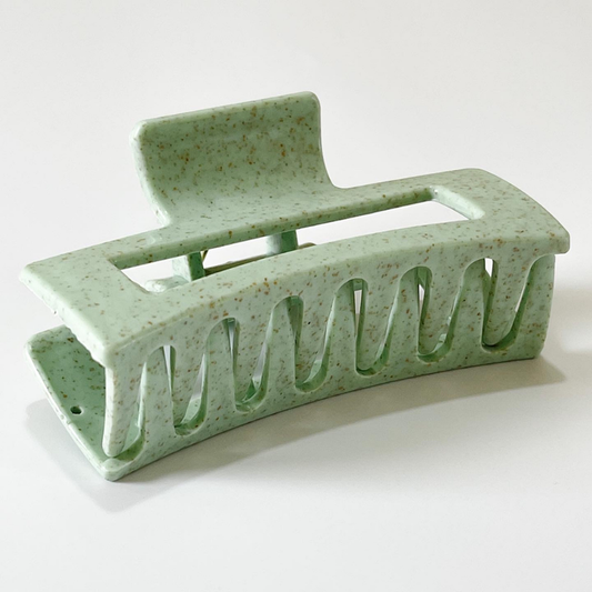 Mint Mist Speckle Hair Claw