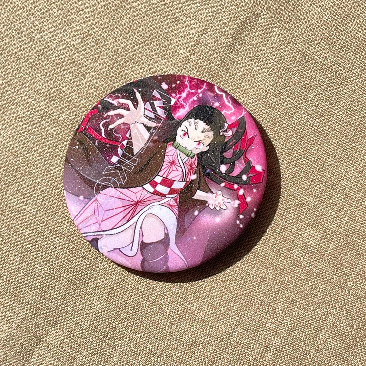 Demon Slayer Button Pin