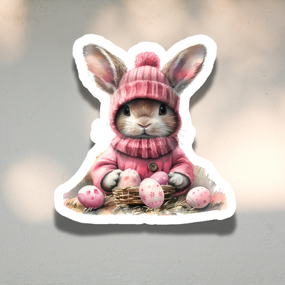 Pink Hatch Sticker Sheet