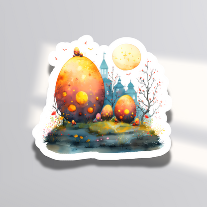 Sweet Eggscape Sticker Sheet