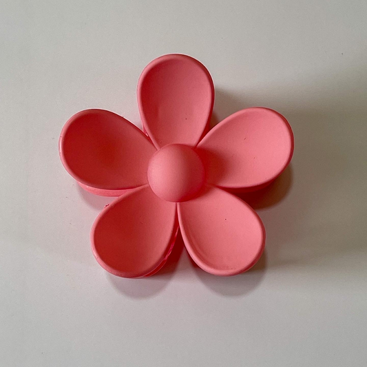 Blush Petal Flower Hair Claw