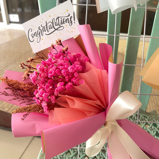 Everlasting Blooms – Dried Flower Bouquet