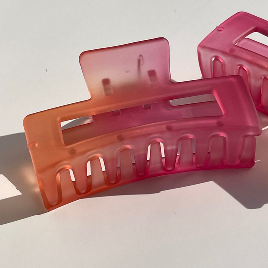 Fiery Ember Ombre Hair Claw