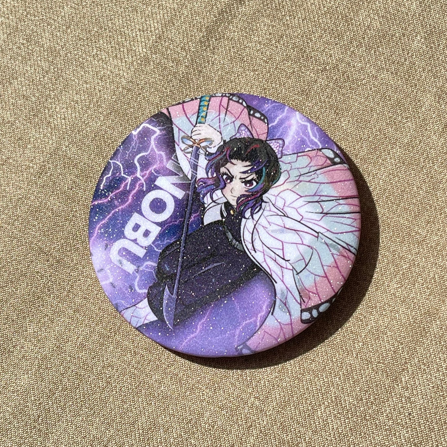 Demon Slayer Button Pin
