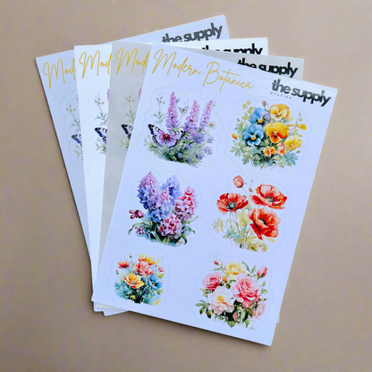 Modern Botanica Sticker Sheet