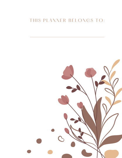 Weekly Planner April (Printable - Not a physical product)