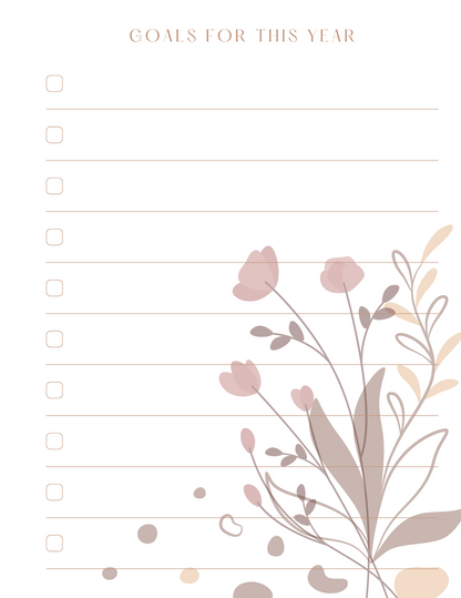 Weekly Planner April (Printable - Not a physical product)