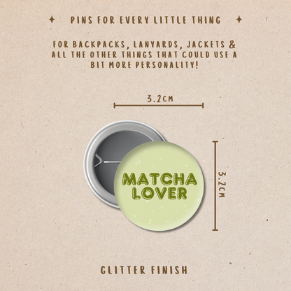 Glitter Button Pin – Sparkly, Fun, and Full of Personality