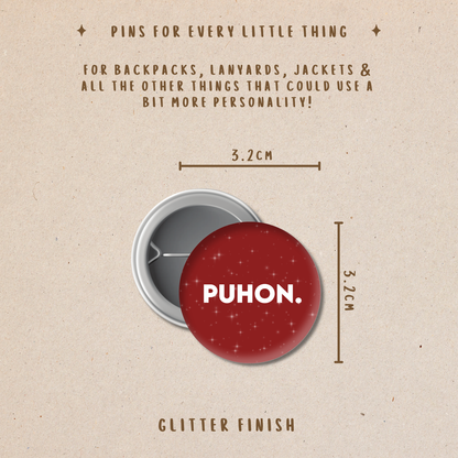 Glitter Button Pin – Sparkly, Fun, and Full of Personality
