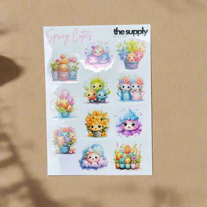 Spring Cuties Sticker Sheet