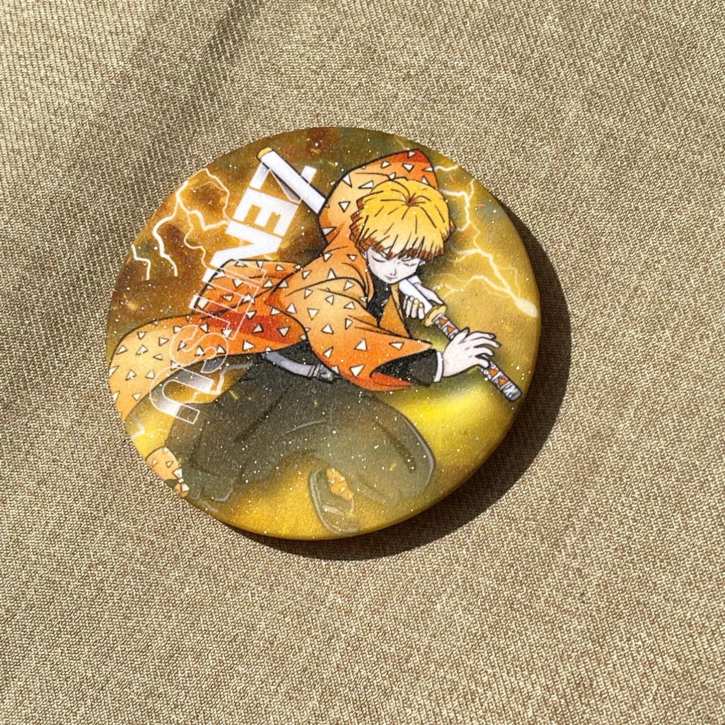 Demon Slayer Button Pin