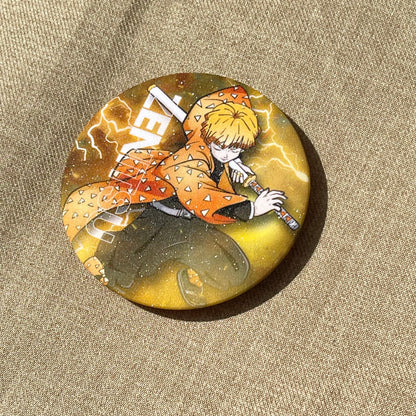 Demon Slayer Button Pin