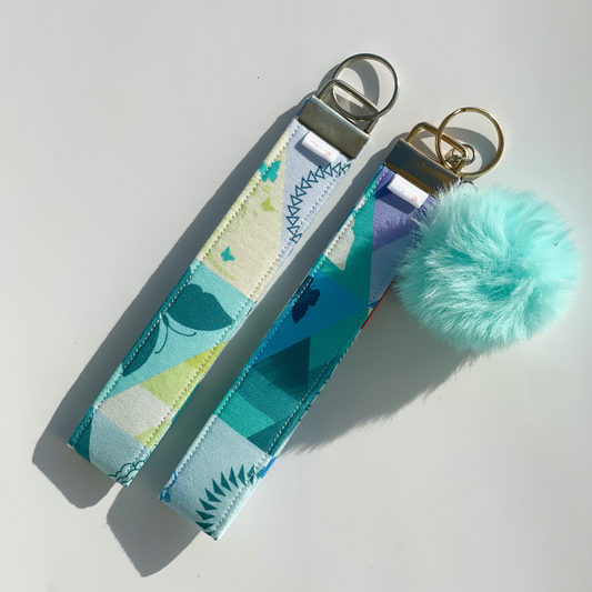 Ocean Breeze Wristlet Key Fob