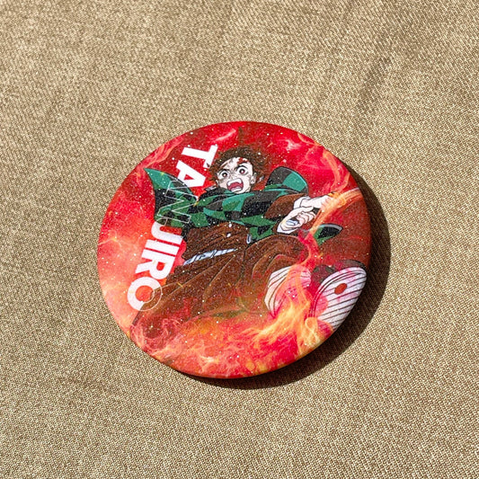 Demon Slayer Button Pin