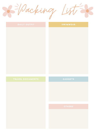 Travel Planner Maureen (Printable)