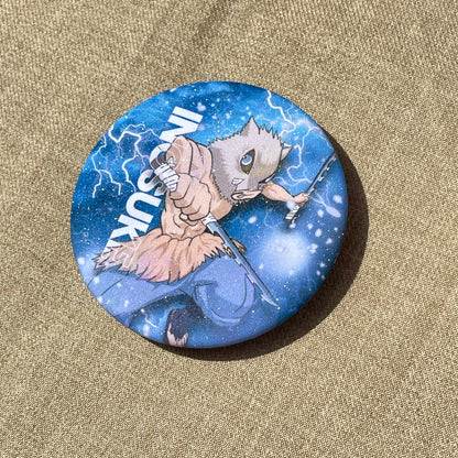 Demon Slayer Button Pin
