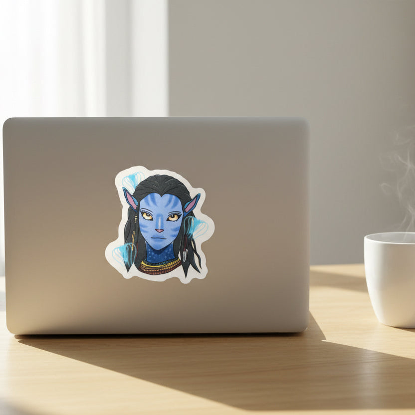 Avatar Waterproof Stickers – Jake, Neytiri & Kiri Character Stickers
