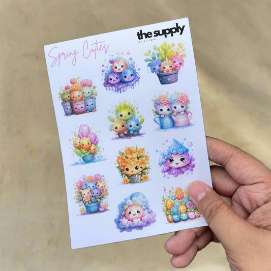 Spring Cuties Sticker Sheet