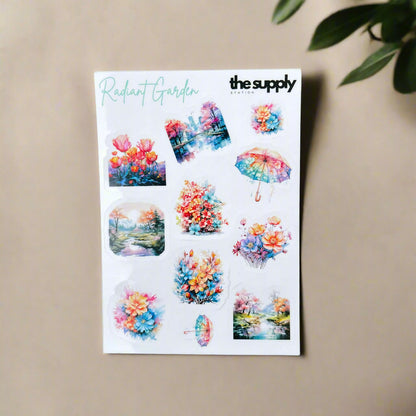 Radiant Garden Sticker Sheet