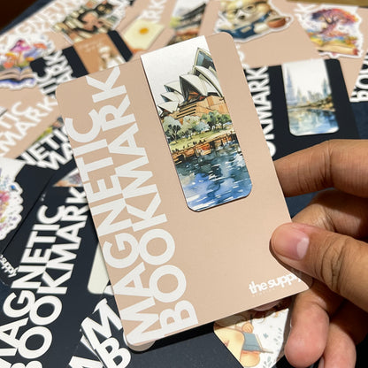 Aesthetic Magnetic Bookmark – Cute & Minimal Bookmarks for Books, Planners & Journals