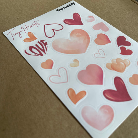 Tiny Hearts Sticker Sheet