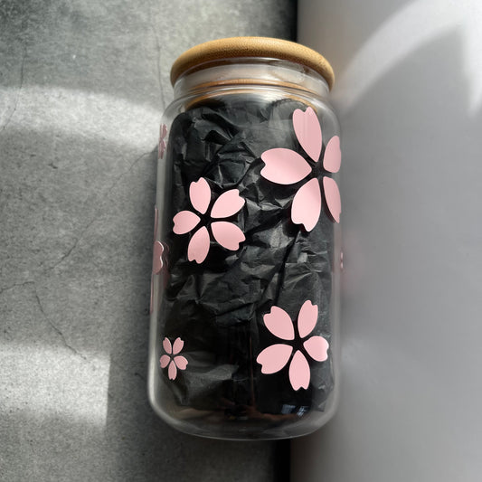 Hanami Borosilicate Glass Soda Cup - Hot and Iced Drink Cup