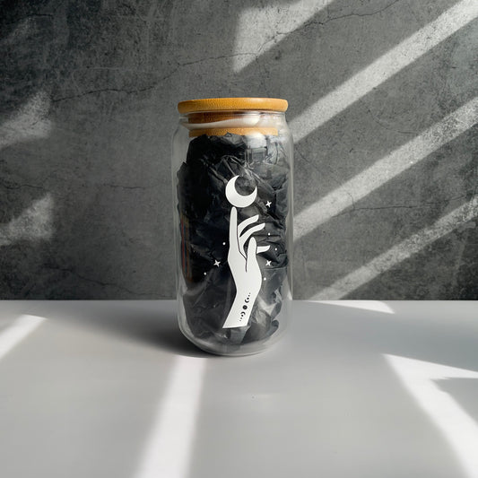 Reach for the Moon Soda Glass Cup