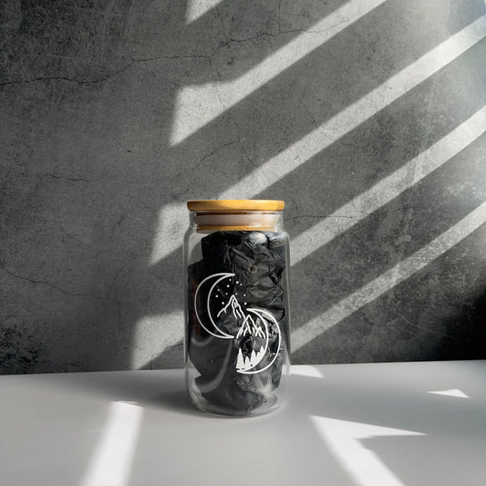 Moons & Mountains Soda Glass Cup