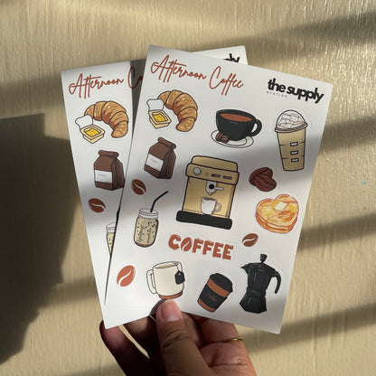 Afternoon Coffee Sticker Sheet
