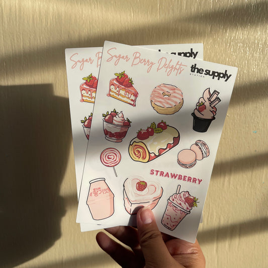 Sugar Berry Delights Sticker Sheet