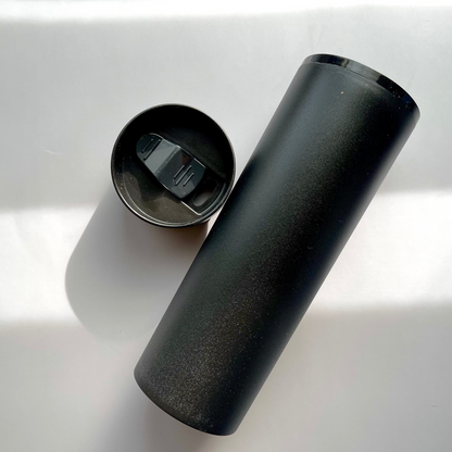Black 16oz Skinny Tumbler