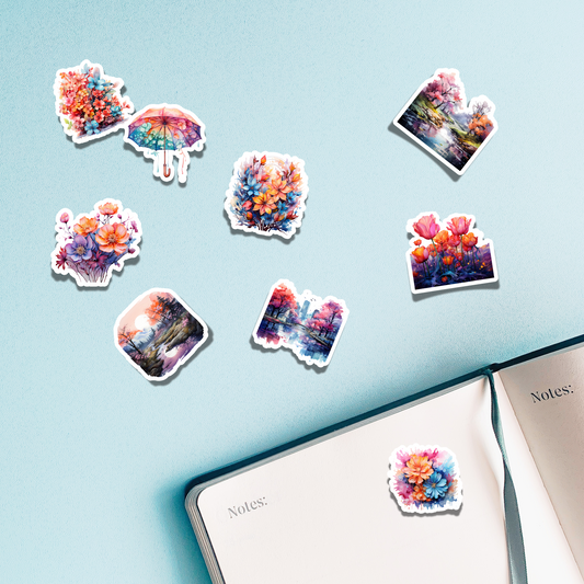 Radiant Garden Sticker Sheet