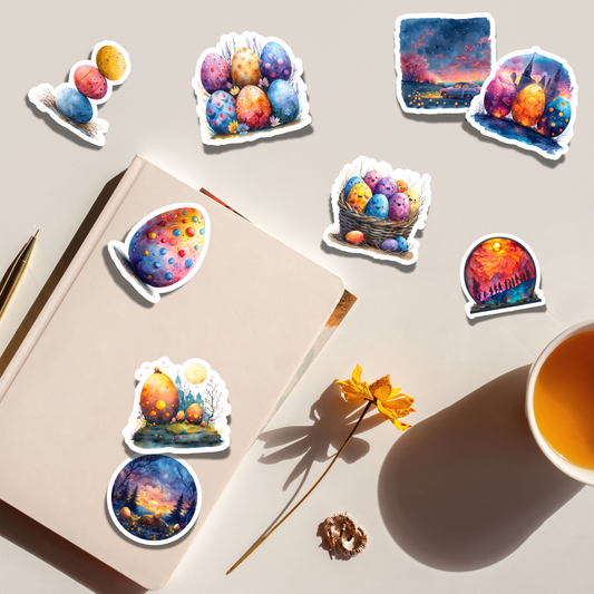 Sweet Eggscape Sticker Sheet
